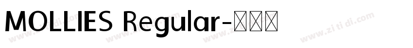 MOLLIES Regular字体转换